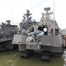 Hamina-Class Corvette (right) pictured next to a Rauma-Class vessel (Photo: Kongsberg)