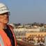 One-on-one with David M. Thomas, Jr. standing atop the wingwall of one of two drydocks in service at BAE System’s San Diego shipyard.
Photo: BAE Systems/Maria McGregor
