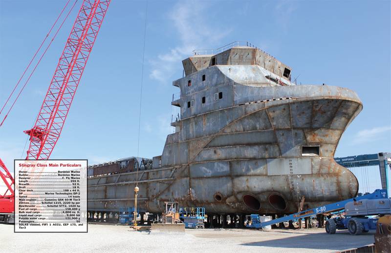 Bordelon Marine Debuts Stingray Class OSV