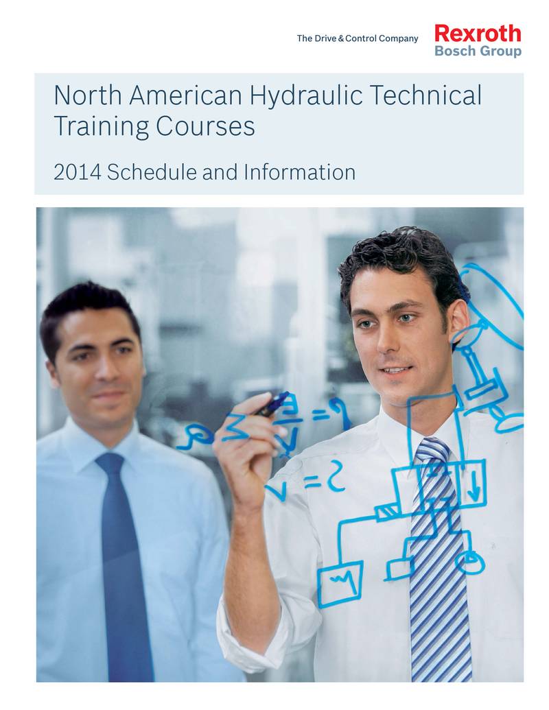 Bosch Rexroth Hydraulics Training Courses Available