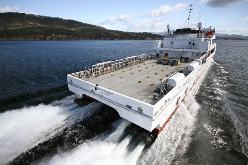 World's Largest Fast Crew Boat Powered By Hamiltonjets