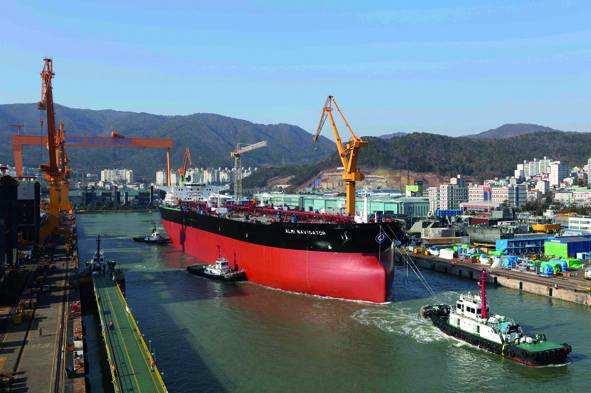 Korea Shipyard Delivers Almi Suezmax Tankship