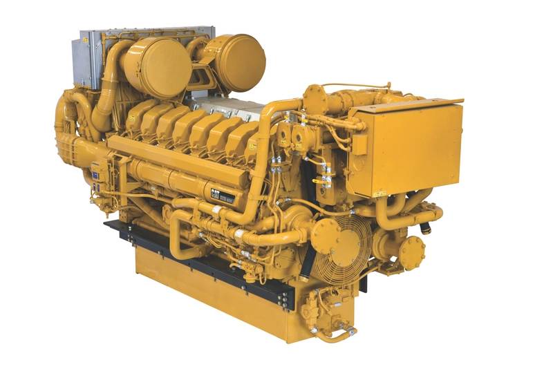 CAT Unveils Uprated C175 Marine Engine At SMM