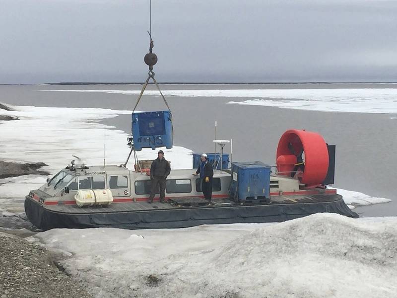 Hovercraft Creates Lifeline To Alaska Drill Site