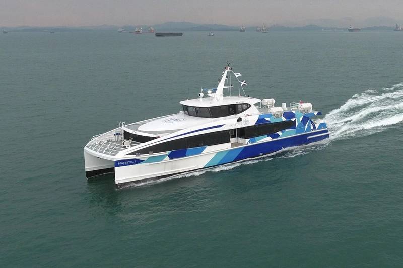 Catamaran Ferry Delivered To Majestic Ferries