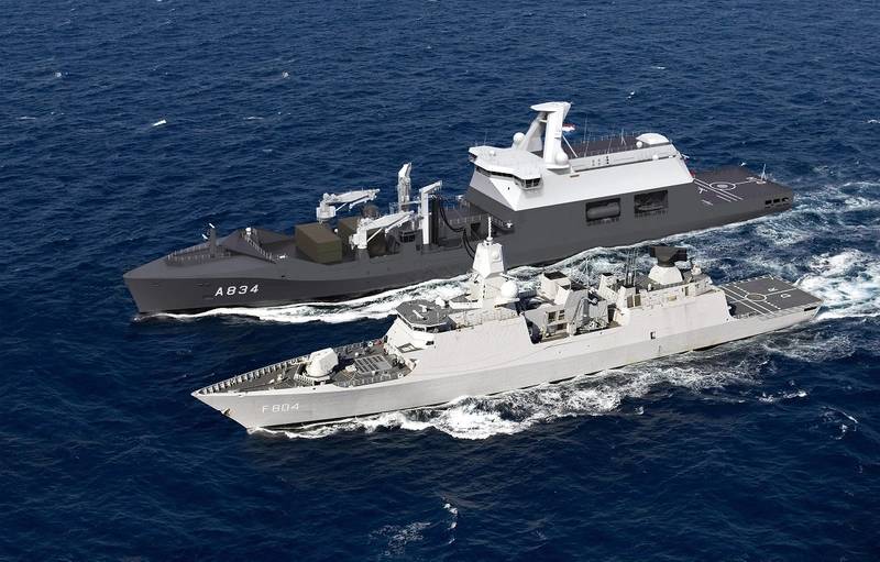 Saai Explosieven verkoper Dutch Combat Support Ship Takes Shape At Damen Galati