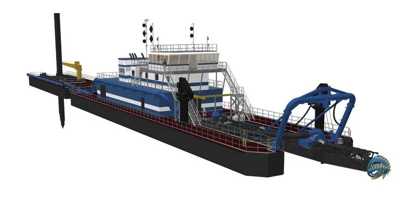 Muddy Water Dredging Orders New 24" Dredge From DSC