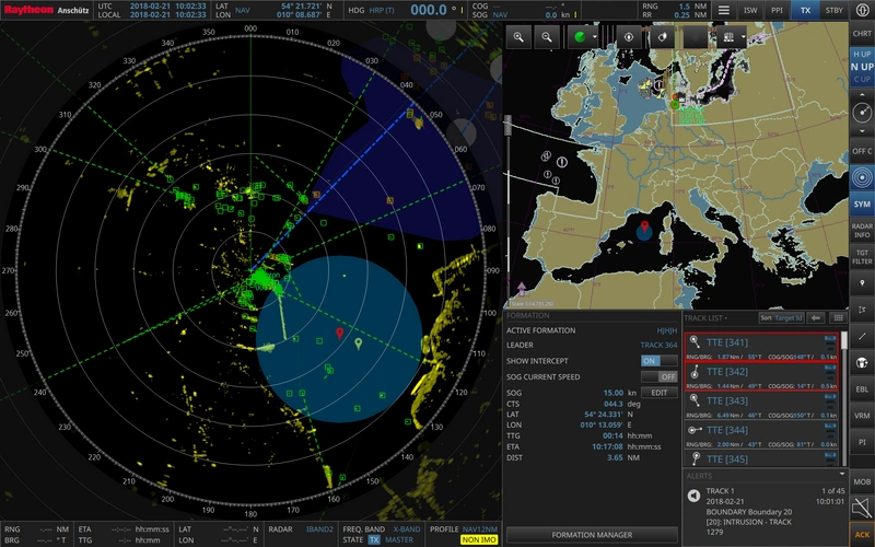Raytheon Anschütz Unveils New Naval Radar Software