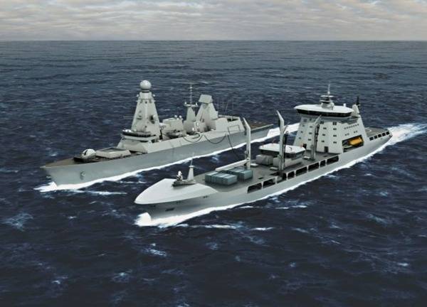 British Navy Names New Fleet Support Ships   New Tideclass Type 45 Destroyer 11076 