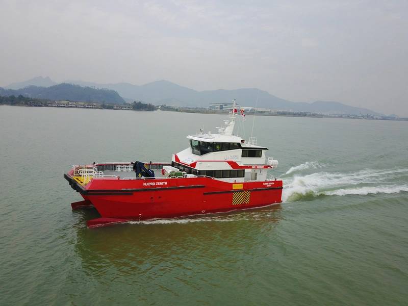 Njord Offshore’S New Crew Transfer Vessel Completes Sea