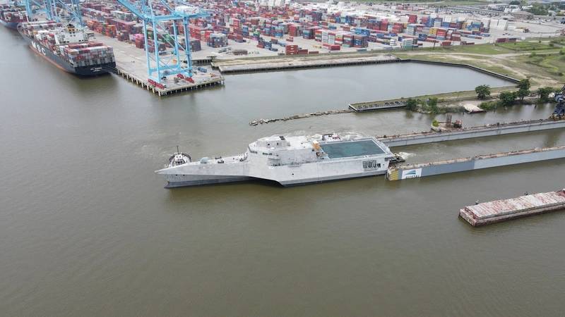 Austal Usa Launches Lcs 34