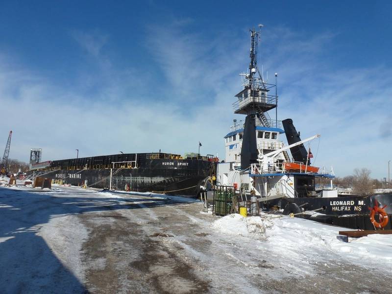 Great Lakes Shipyard Completes Winter Work