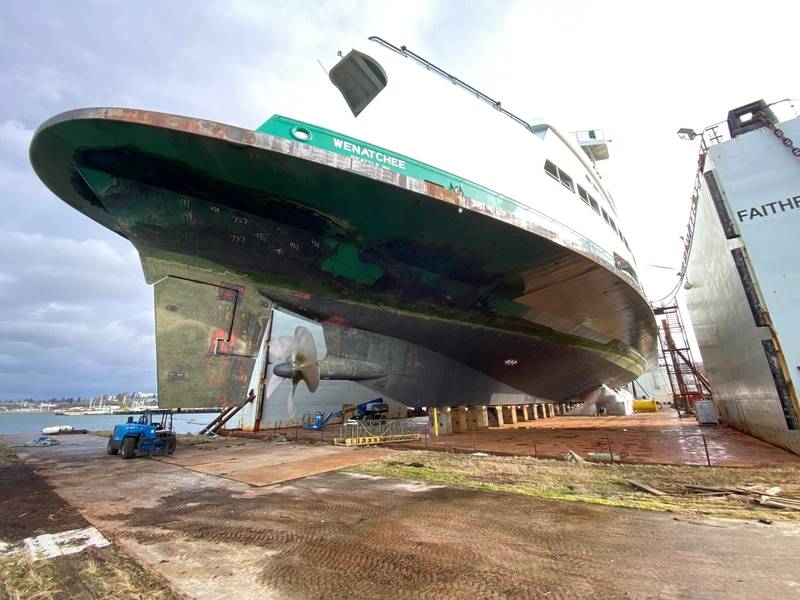 Washington State Ferries' Largest Vessel Enters