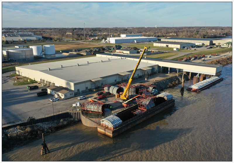 Indiana River & Rail Terminals: Ohio River'daki En Büyük Genel Yük Operasyonu Başlatıldı