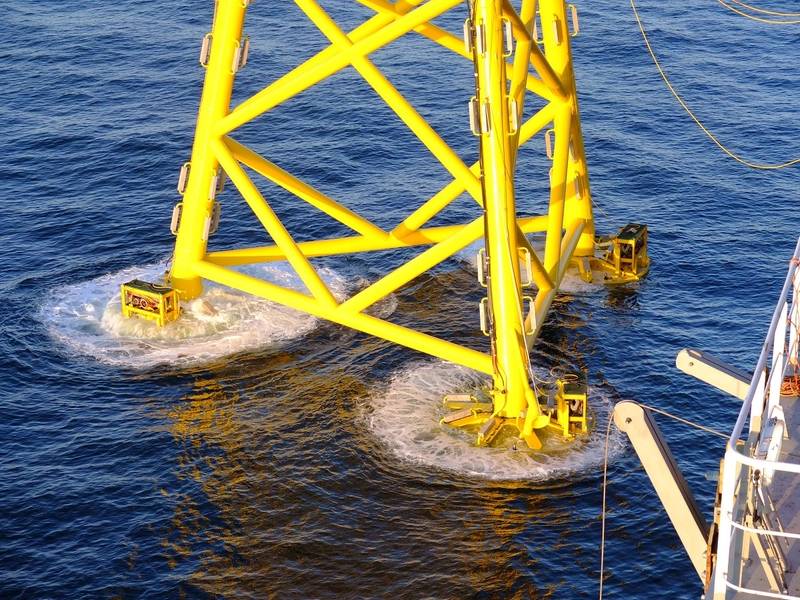 Sensors Installed On New Offshore Wind Turbine