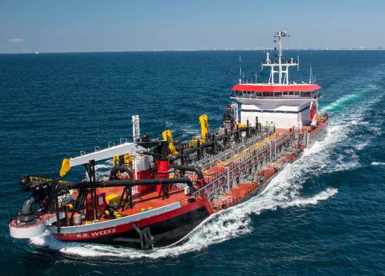 Weeks Marine's New Hopper Dredge Goes On Sea Trials