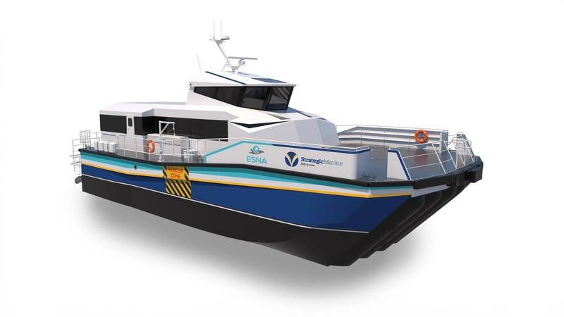 Surface Effect Ship Designed For Crew Transfer Vessels