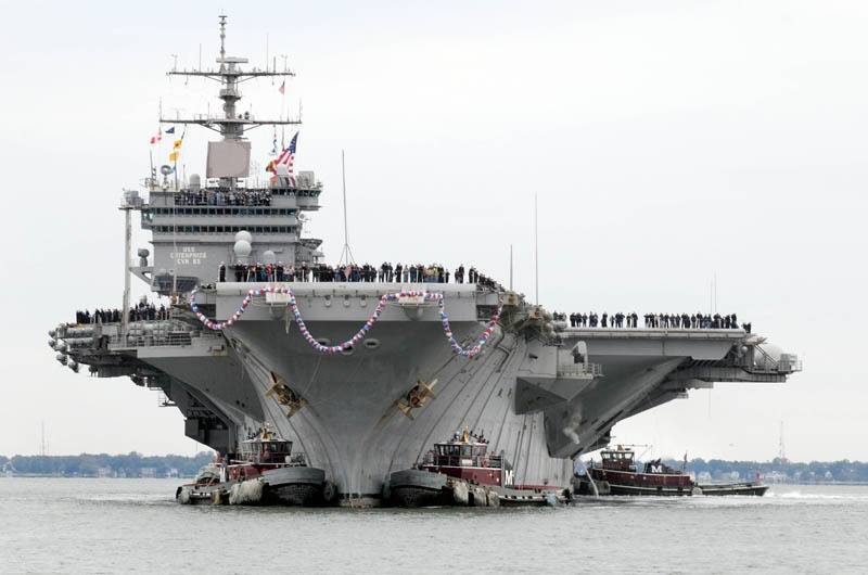 'USS Enterprise' Returns Home From Final Deployment