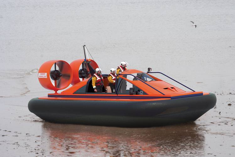 4 UK RNLI Inshore Rescue Hovercraft 