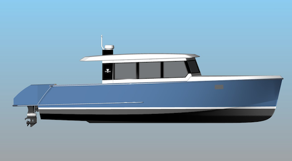 42' Outboard Day Boat (Image: Boksa Marine Design)