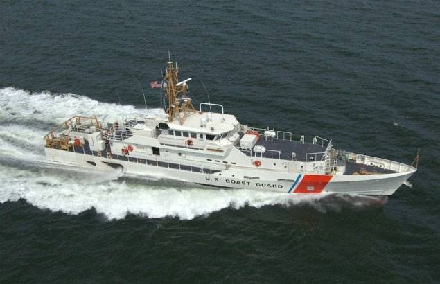 A fast-response cutter of the U.S. Coast Guard is one of several classes of cutters with KVH’s mini-VSAT Broadband systems onboard as the connectivity solution.
