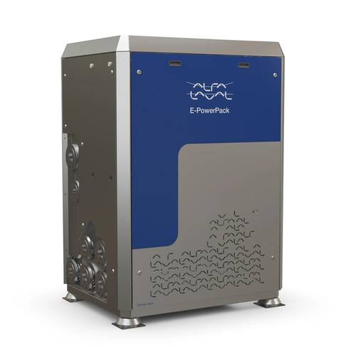 Alfa Laval E-PowerPack is converting waste heat directly into electrical power. Image courtesy Alfa Laval