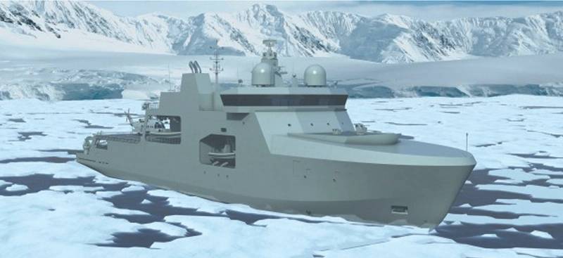 Arctic Versions: the Canadian Navy is already studying the Vard 7 100 arctic OPV. (Image: Vard Holdings)