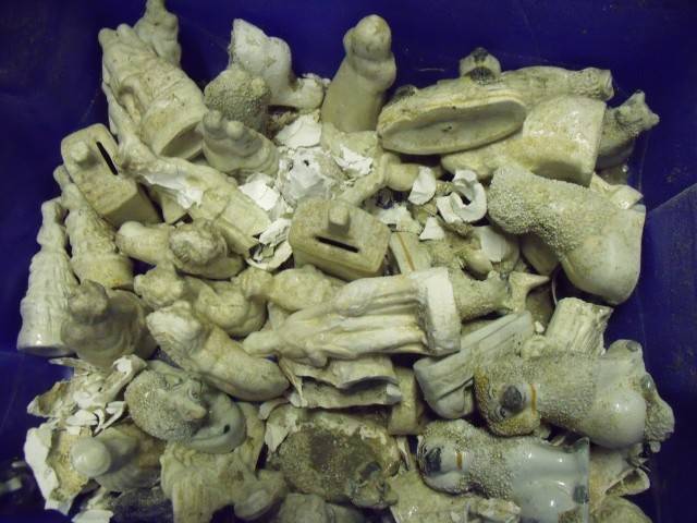 Artifacts that were taken from the wrecks (MCA photo)