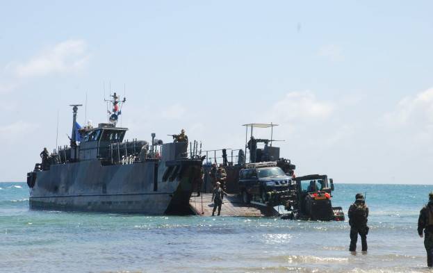 As part of the European Union’s efforts to enhance regional states’ maritime security capabilities in the Horn of Africa, on 15 March EUCAP Nestor gave six Nissan 4x4 veh (Photo: EU)