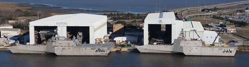 The Austal USA facility in Mobile, Alabama, is a state-of-the-art ship production facility, sporting a new dual line Module Manufacturing Facility (not pictured) which is as close to assembly line production as you can get in the maritime industry.