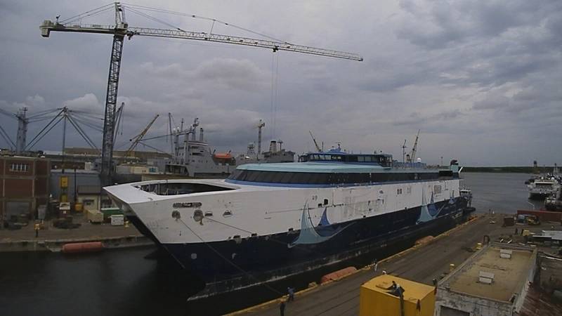 The Cat before undergoing upgrades and repairs (Photo: Detyens Shipyard)