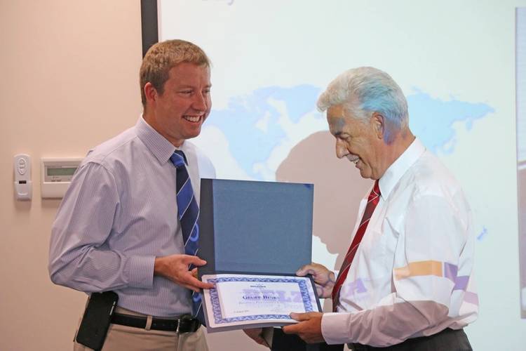 “Belzona Guru” Geoff Binks has dedicated 50 years to the polymer coating and composite manufacturer (Photo: Belzona Polymerics Ltd.)