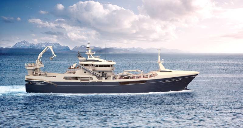 Biggest in class: Kleven’s Gitte Henning newbuild. (Illustration: Handout)