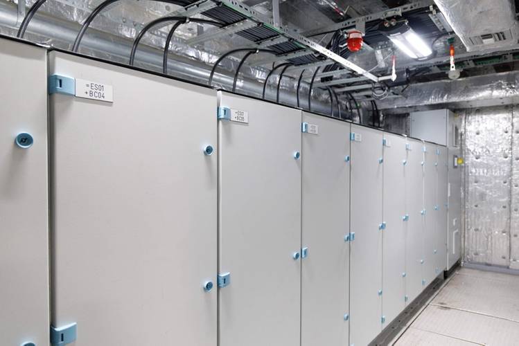 The BlueVault battery line-up. Image courtesy Siemens Energy