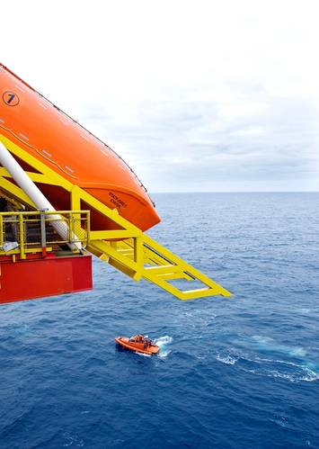 BUKH produces a range of SOLAS engines for lifeboats. (Photo: Norsafe)