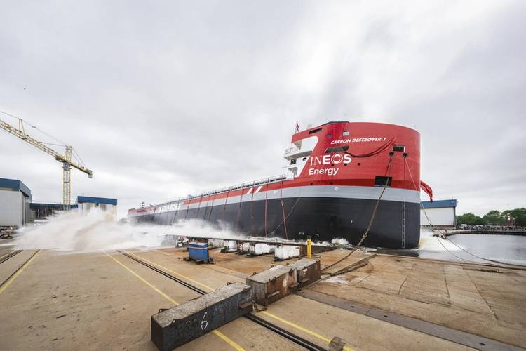 Carbon Destroyer 1 CO2 carrier (Credit: INEOS / Royal Wagenborg)
