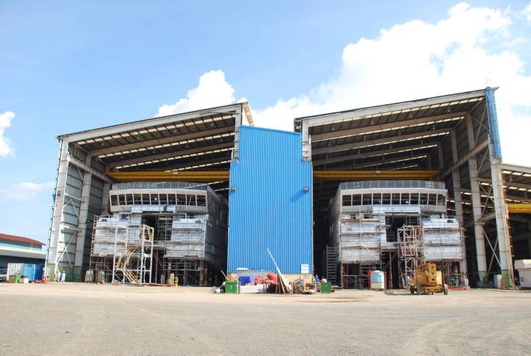 The two catamarans are currently being built by Strategic Marine’s shipyard in Vietnam for the Dutch shipping company Doeksen. (Photo: Rolls-Royce)