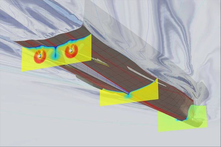 CFD analyses for the Fast Displacement Hull Form