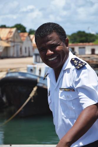 Commandant Vaohavy, Commander of the Malagasy Naval Base in Antsiranana