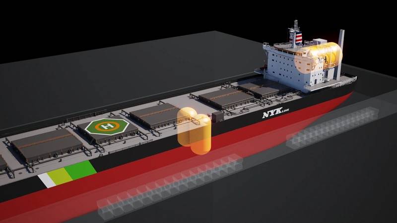 Concept design of ARLFV. Image courtesy NYK, MTI, Elomatic Oy