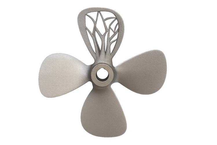 Conceptual render of the Digitally Enabled Efficient Propeller (D.E.E.P) (Credit: Enki Marine)