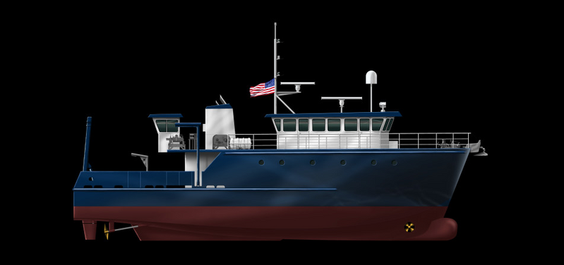 Construction of FIO’s new research vessel is expected to be completed in summer 2017 (Image: Boksa Marine Design)