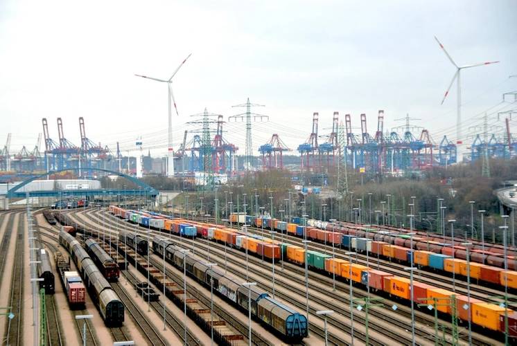 Container Rail Terminal Alte Süderelbe (Photo: Port of Hamburg)