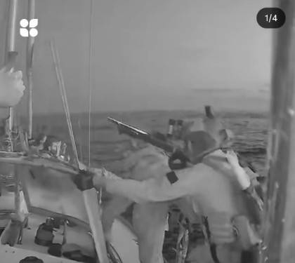(Credit: Screenshot / Video by Global Sumud Flotilla)