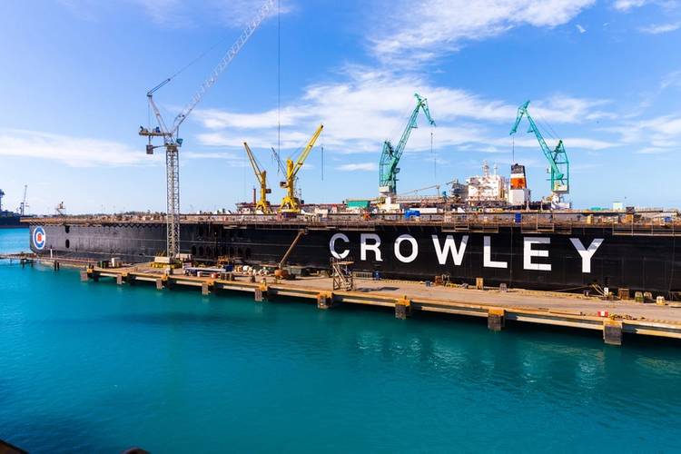 Crowley - Barge Jacksonville (Photo: Grand Bahama Shipyard)
