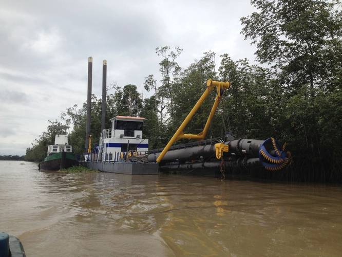 CSD500 assembled and ready for its first job (Photo courtesy of Damen)