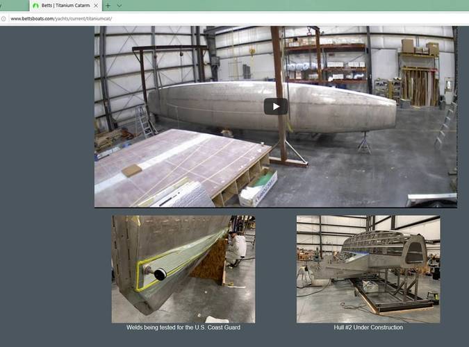 Jody Culbert 50 ft Subchapter T Titanium off the Beach Catamaran. Betts Boats Photos
Photo courtesy Jim Betts www.bettsboats.com