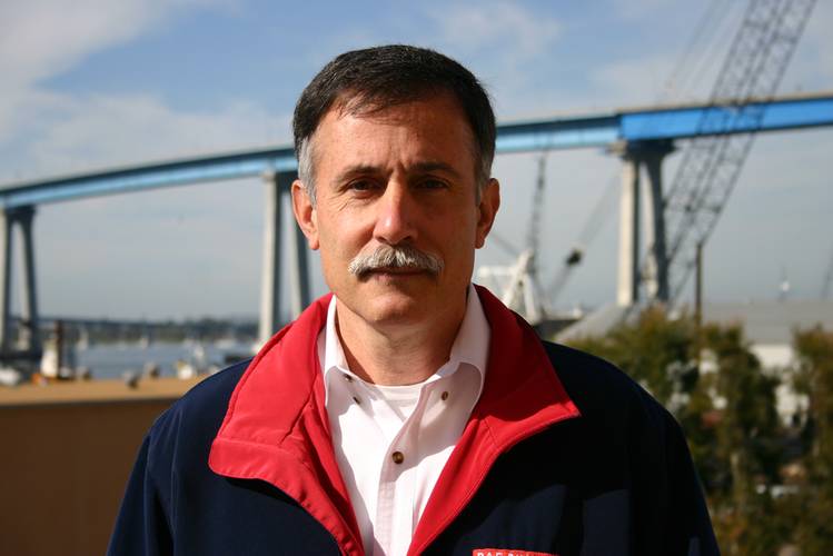 The current dry dock that we have, the “Pride of San Diego,” has a 26,000 ton lift capacity.  The new one we’re having built is 55,000 ton—that’s twice the lift capacity.    Bob Koerber, GM  BAE Systems Ship Repair, San Diego