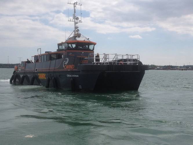 CWind Artimus, the latest 22m catamaran WFSV from CTruk (Photo: CTruk)