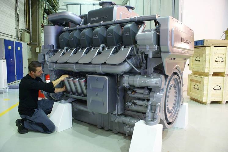 MAN Diesel & Turbo's new MAN 175D (Photo courtesy of MAN Diesel & Turbo)